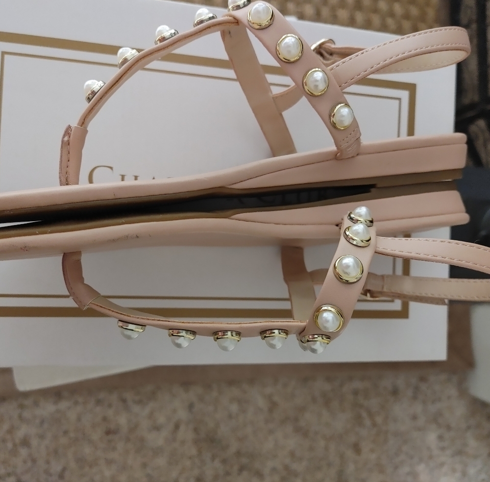Charter Club Avita Embellished T-Strap Slingback Sandals 6M - Picture 11 of 14